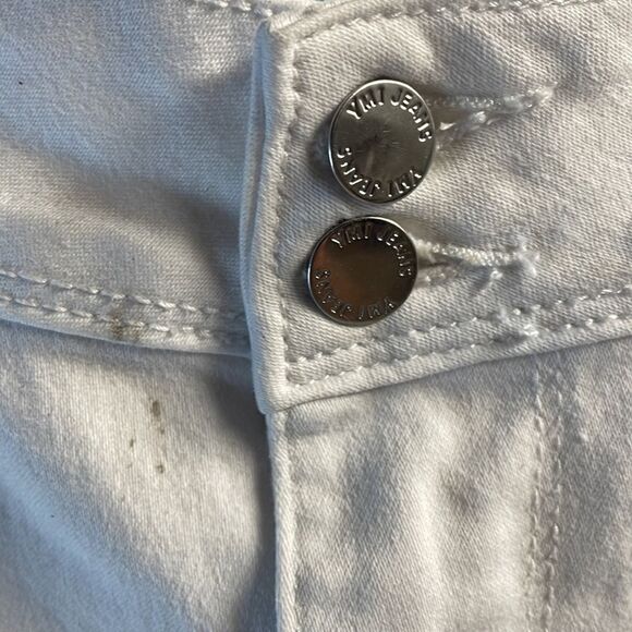 YMI Wanna Betta Butt Jeans White Straight Leg Size 16 - Picture 5 of 11
